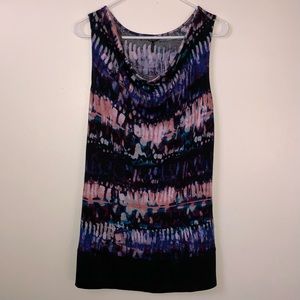 Daisy Fuentes 💙 Shibori 💜 Tank Top